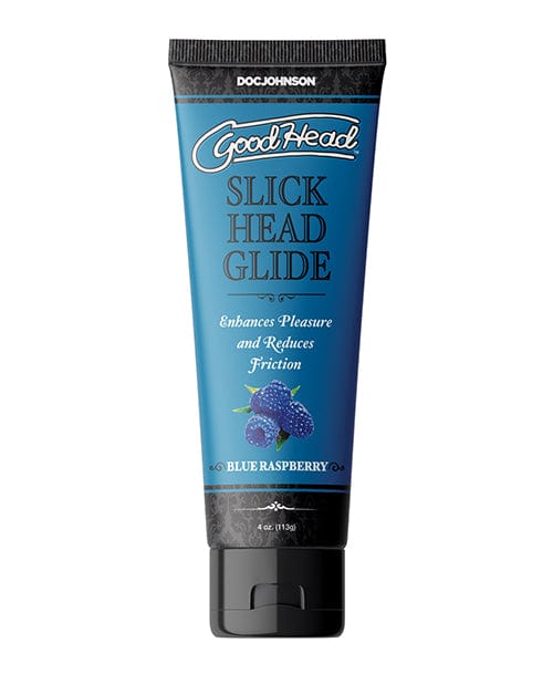 Doc Johnson Goodhead Slick Head Glide Boxed - 4 Oz Blue Raspberry Lubes