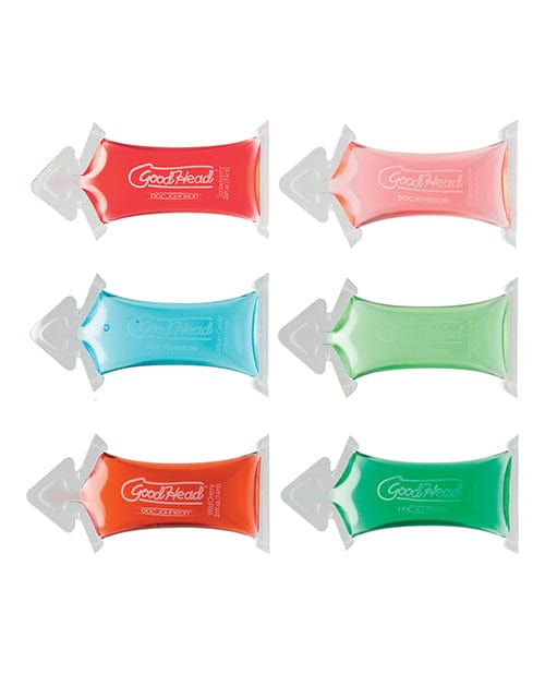 Doc Johnson Good Head - .25 Oz. Pillow Asst. Flavors Pack Of 6 More