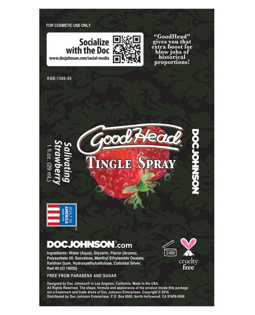 Doc Johnson Good Head Tingle Spray More
