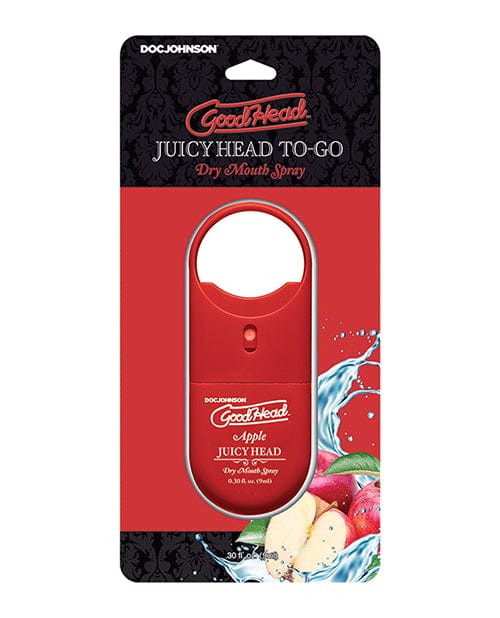Doc Johnson Goodhead Juicy Head Dry Mouth Spray To Go - .30 Oz Apple More
