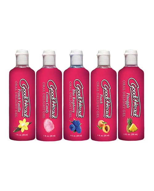 Doc Johnson Goodhead Oral Delight Gel - 1 Oz Asst. Flavors Pack Of 5 More