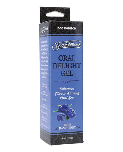 Doc Johnson Goodhead Oral Delight Gel - 4 Oz Blue Raspberry More