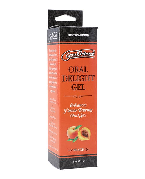 Doc Johnson Goodhead Oral Delight Gel - 4 Oz Peach More