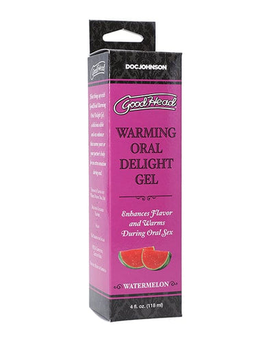 Doc Johnson Goodhead Warming Oral Delight Gel - 4 Oz Watermelon More