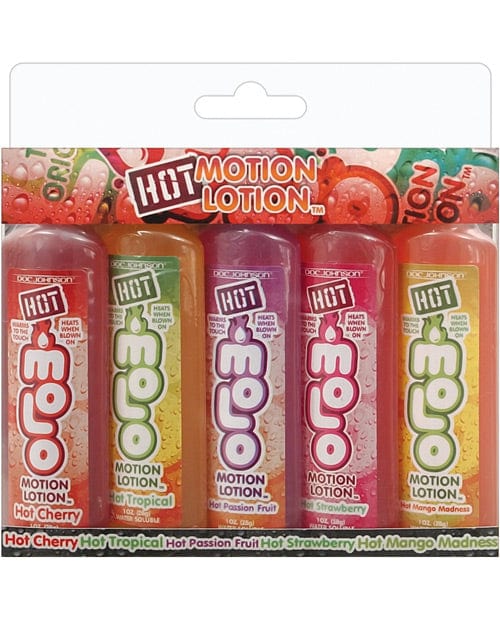 Hot Motion Lotion - 1 Oz. Bottle Asst. Flavors Pack Of 5