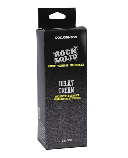 Doc Johnson Rock Solid Delay Cream - 2 Oz More