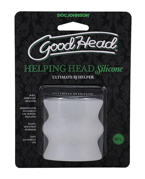 Doc Johnson Goodhead Helping Head Stroker - Frost Penis Toys
