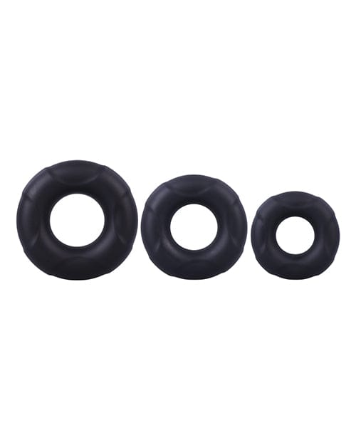 Doc Johnson In A Bag C-ring Set - Black Penis Toys
