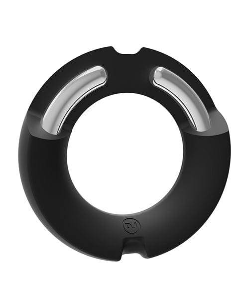 Kink Hybrid Silicone Covered Metal Cock Ring