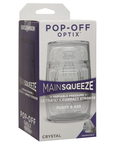 Doc Johnson Main Squeeze Pop Off Optix - Crystal Pussy & Ass Penis Toys