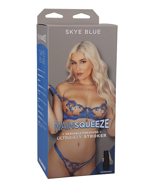 Doc Johnson Main Squeeze Ultraskyn Pussy Stroker Skye Blue Penis Toys