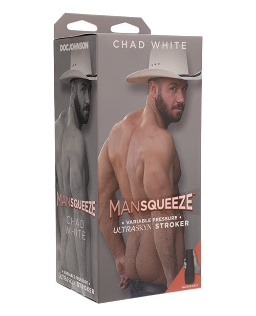 Doc Johnson Man Squeeze Ultraskyn Ass Stroker - Chad White Penis Toys