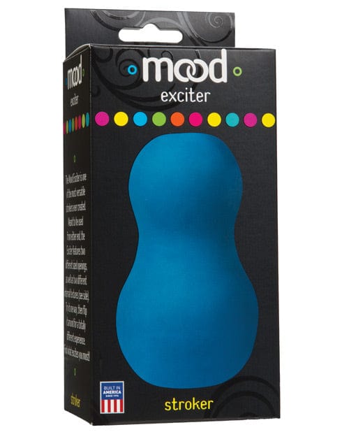 Doc Johnson Mood Ultraskyn Exciter Stroker Blue Penis Toys