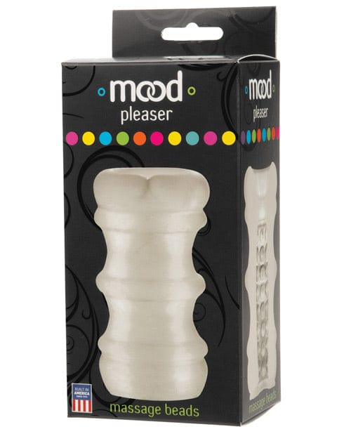Doc Johnson Mood Ultraskyn Massage Beads Stroker - Frost Penis Toys