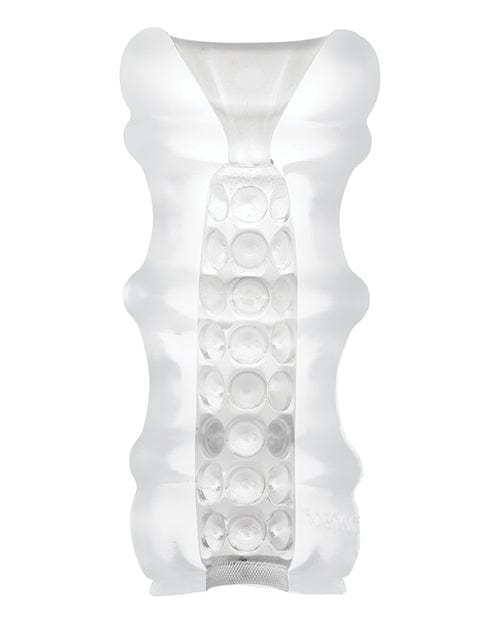 Doc Johnson Mood Ultraskyn Massage Beads Stroker - Frost Penis Toys