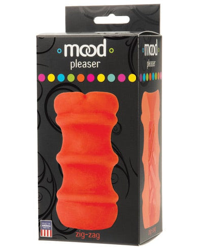 Doc Johnson Mood ULTRASKYN Zig-zag Stroker - Orange Penis Toys