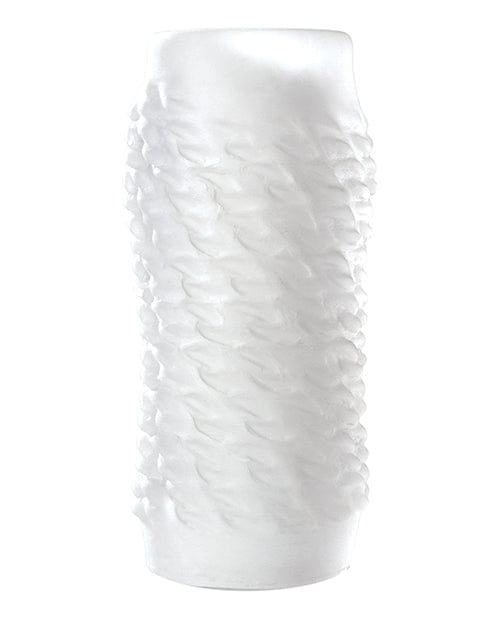 Doc Johnson OptiMALE 2 Way Strokers Link- Clear Penis Toys
