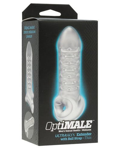 Doc Johnson OptiMALE Extender with Ball Strap Thick Thin Penis Toys