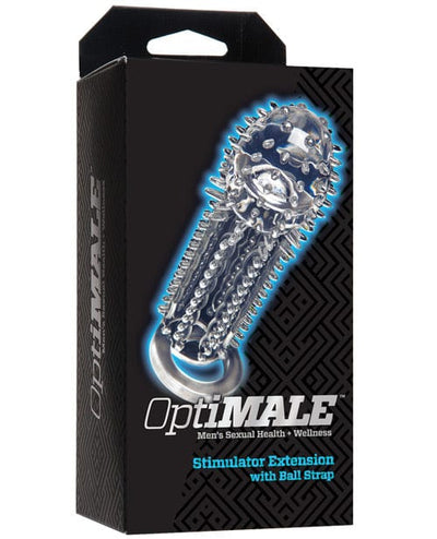 Doc Johnson OptiMALE Stimulator Extension - Clear Penis Toys