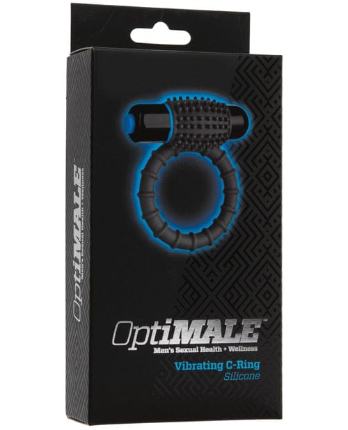 Doc Johnson OptiMALE Vibrating Cock Ring Slate Penis Toys