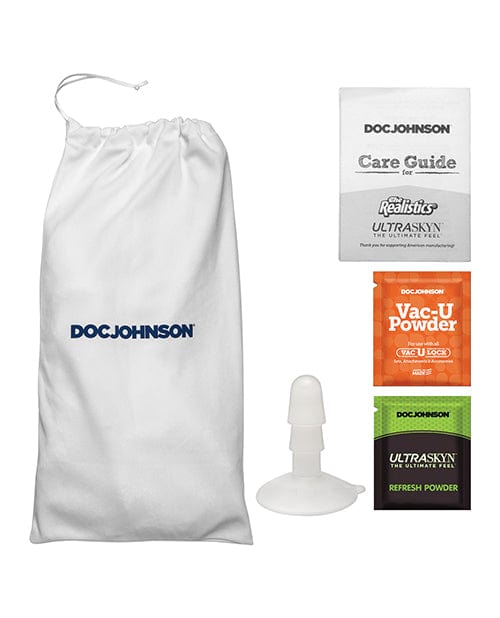 Doc Johnson Signature Strokers Set Ultraskyn Stroker & 8" Cock with Removable Vac-U-Lock Suction Cup - Leolulu Penis Toys