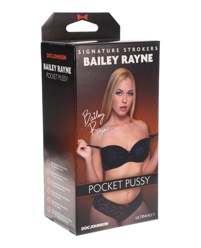 Doc Johnson Signature Strokers Ultraskyn Pocket Pussy Camgirls - Bailey Rayne Penis Toys