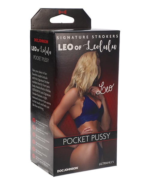 Doc Johnson Signature Strokers Ultraskyn Pocket Pussy Leo Of Lulu Penis Toys