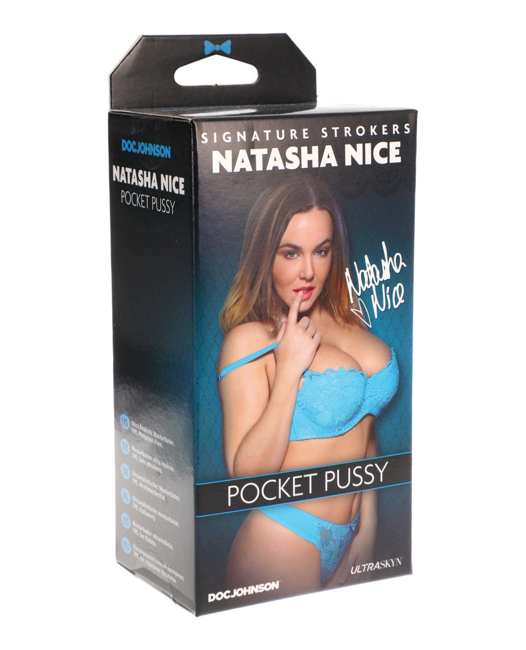 Doc Johnson Signature Strokers Ultraskyn Pocket Pussy Natasha Nice Penis Toys