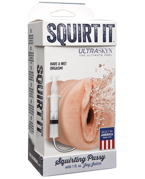 Doc Johnson Squirt It Squirting Pussy Vanilla Penis Toys