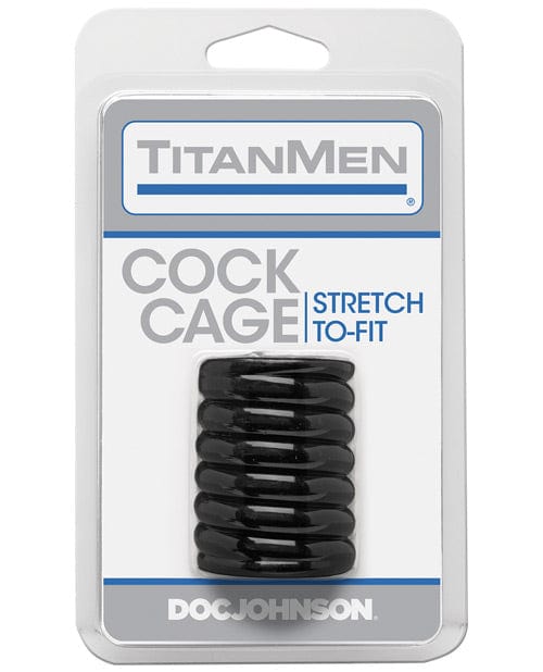 Doc Johnson TitanMen Tools Cock Cage Black Penis Toys