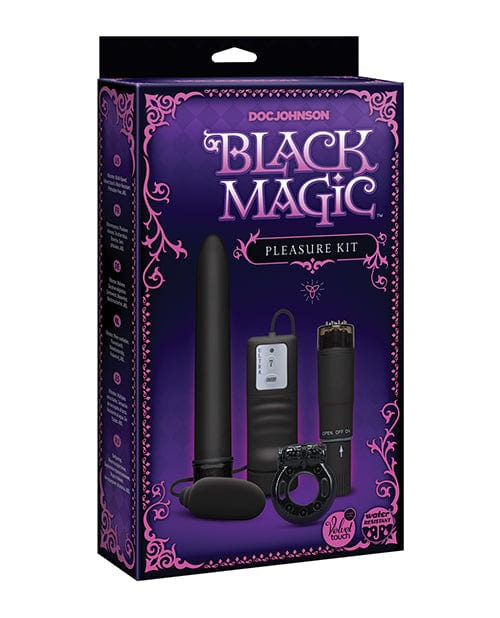 Doc Johnson Black Magic Pleasure Kit - Black Vibrators