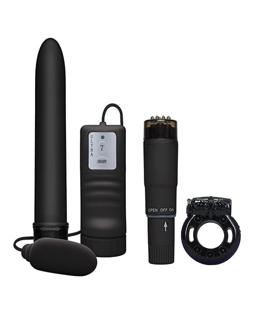 Doc Johnson Black Magic Pleasure Kit - Black Vibrators