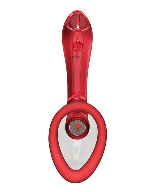 Doc Johnson Bloom Intimate Body Automatic Vibrating Rechargeable Pump Limited Edition - Red Vibrators