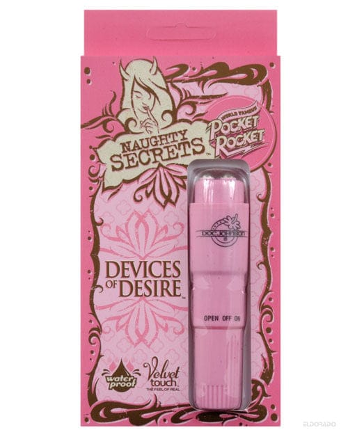 Doc Johnson Naughty Secrets Devices Of Desire Pocket Rocket - Pink Vibrators