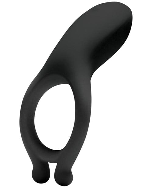 Doc Johnson OptiMALE Rechargeable Vibrating Cock Ring - Black Vibrators