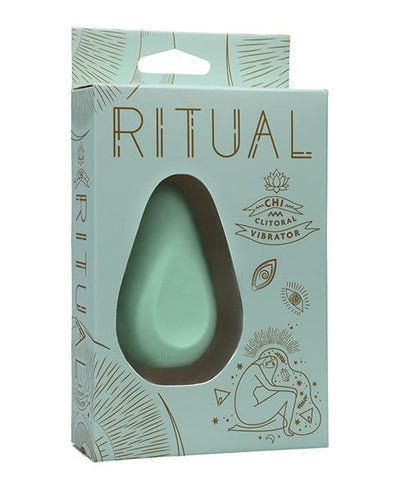 Doc Johnson Ritual Chi Rechargeable Silicone Clit Vibe - Mint Vibrators