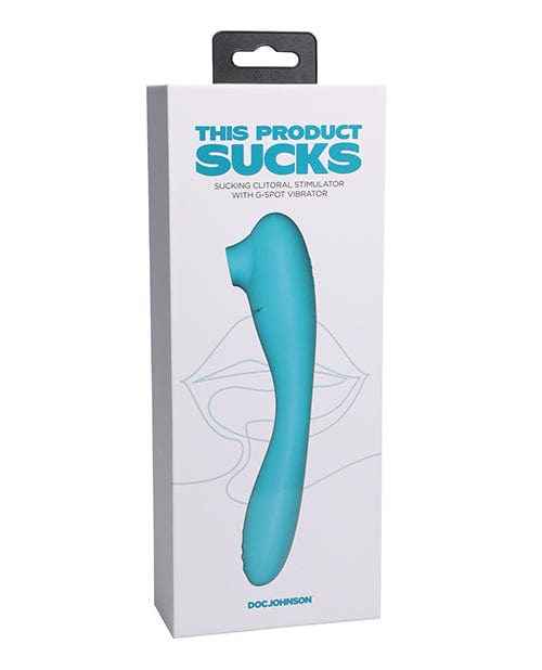 Doc Johnson This Product Sucks Bendable Wand Teal Vibrators