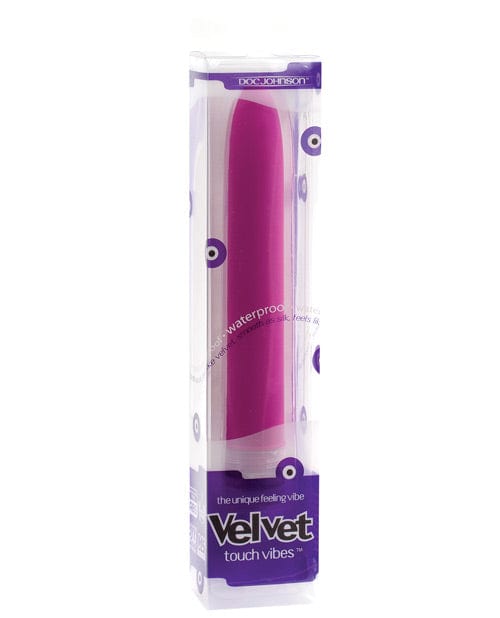 Doc Johnson Velvet Touch 7" Vibe Magenta Vibrators
