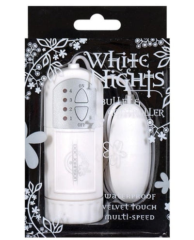 Doc Johnson White Nights Bullet & Controller - White Vibrators