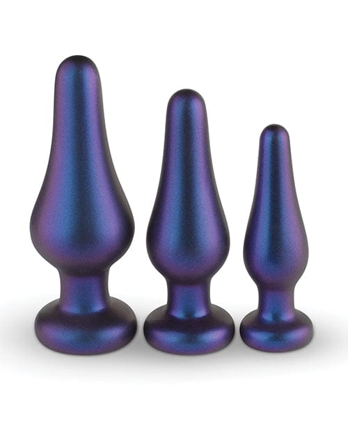 EDC Hueman Comets Butt Plug Set Of 3 - Purple Anal Toys