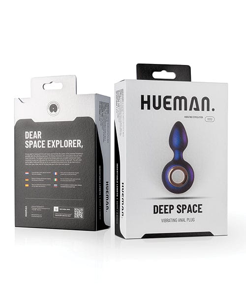 EDC Hueman Deep Space Vibrating Anal Plug - Purple Anal Toys