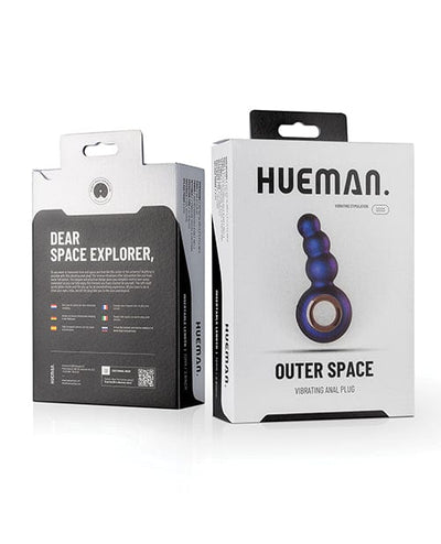 EDC Hueman Outer Space Vibrating Anal Plug - Purple Anal Toys