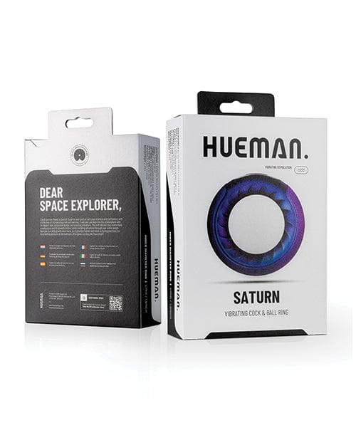 Edc Internet Bv Hueman Saturn Vibrating Cock-ball Ring - Purple Penis Toys
