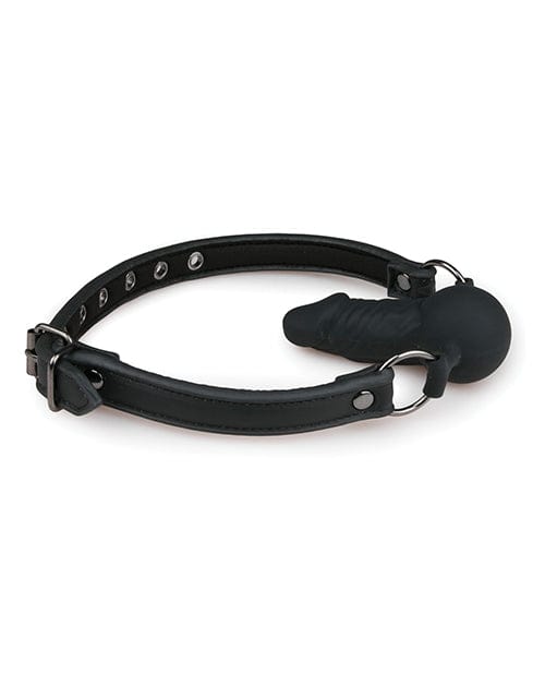 EDC Easy Toys Ball Gag with Silicone Dong - Black Kink &amp; BDSM