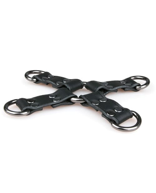 EDC Easy Toys Faux Leather Hogtie - Black Kink &amp; BDSM
