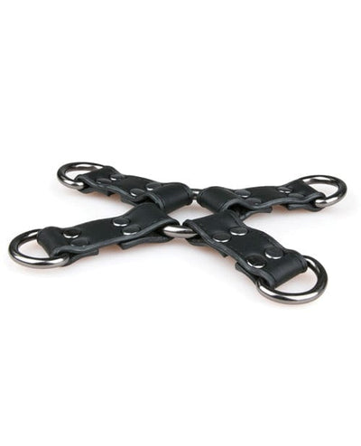 EDC Easy Toys Faux Leather Hogtie - Black Kink & BDSM