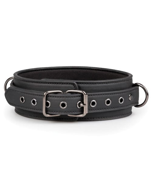 EDC Easy Toys Fetish Collar with Leash - Black Kink &amp; BDSM