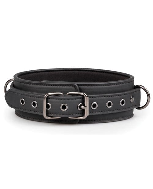 EDC Easy Toys Fetish Set with Collar, Ankle &amp; Wrist Cuffs - Black Kink &amp; BDSM