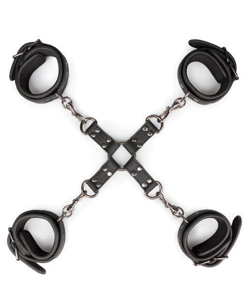 EDC Easy Toys Hogtie with Hand &amp; Anklecuffs - Black Kink &amp; BDSM