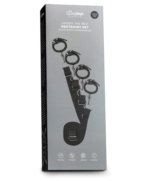 EDC Easy Toys Under Mattress Bondage Set - Black Kink &amp; BDSM